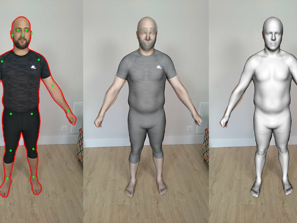 3D scan your body with a phone - a new way to buy sports clothing