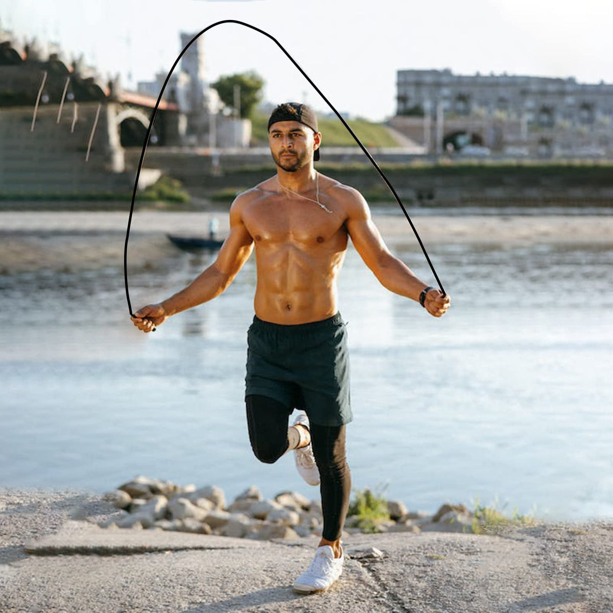 3 Pcs Flow Fitness Training Ropes  for Men &amp; Women - 9 ft