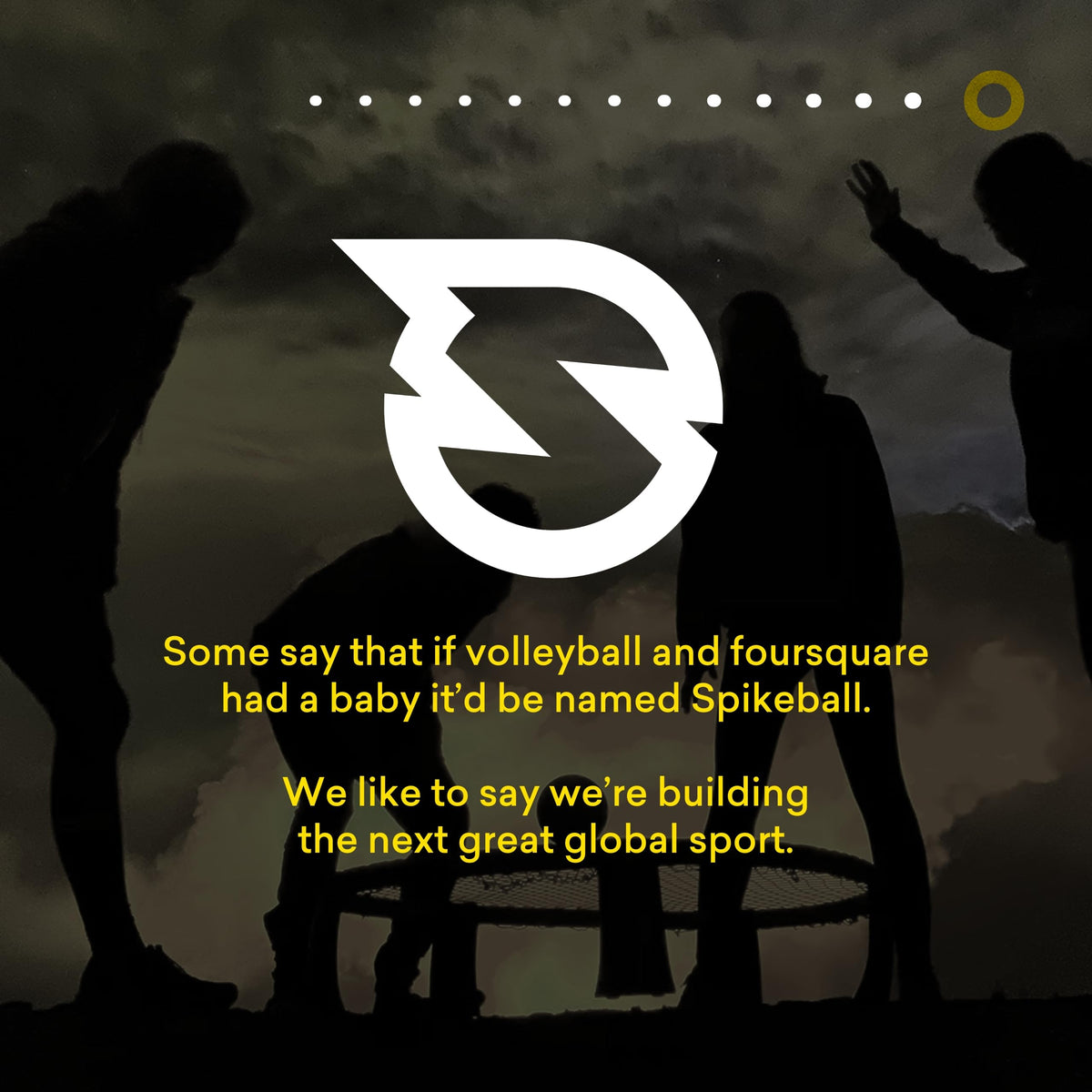 Spikeball Red, White, and Blue Standard 3 Ball Kit