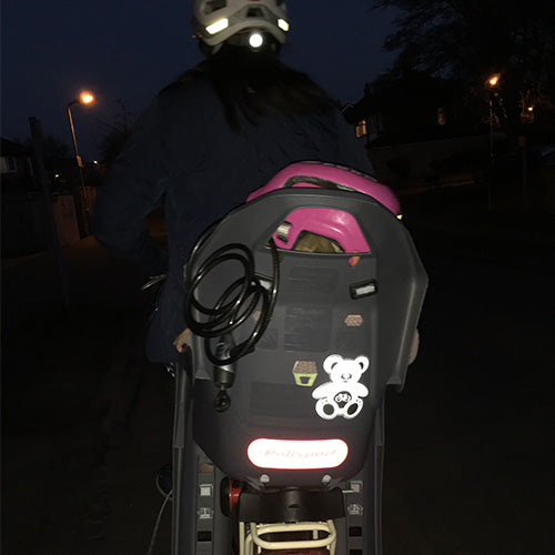 Baby on Bike - Child Bike Seat Reflective Stickers - Diamond